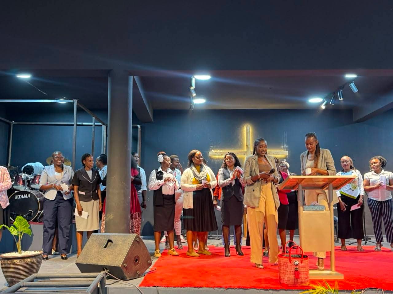 ICC Oloolua congregation during Sunday worship service